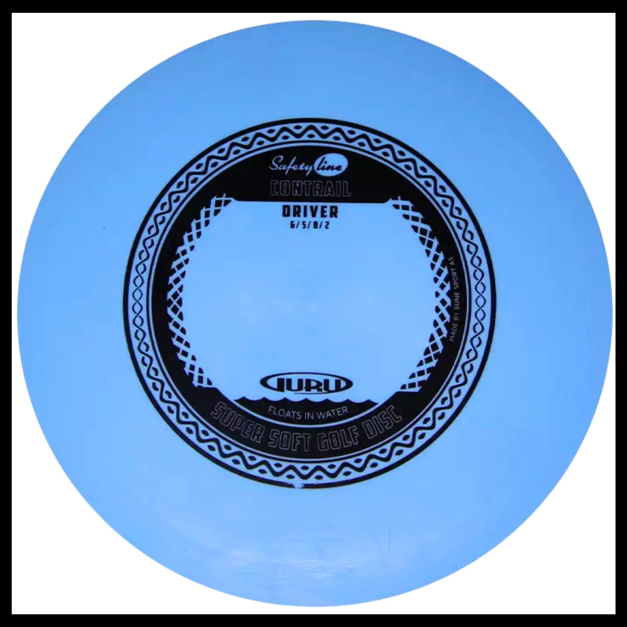 Light blue Contrail disc golf driver